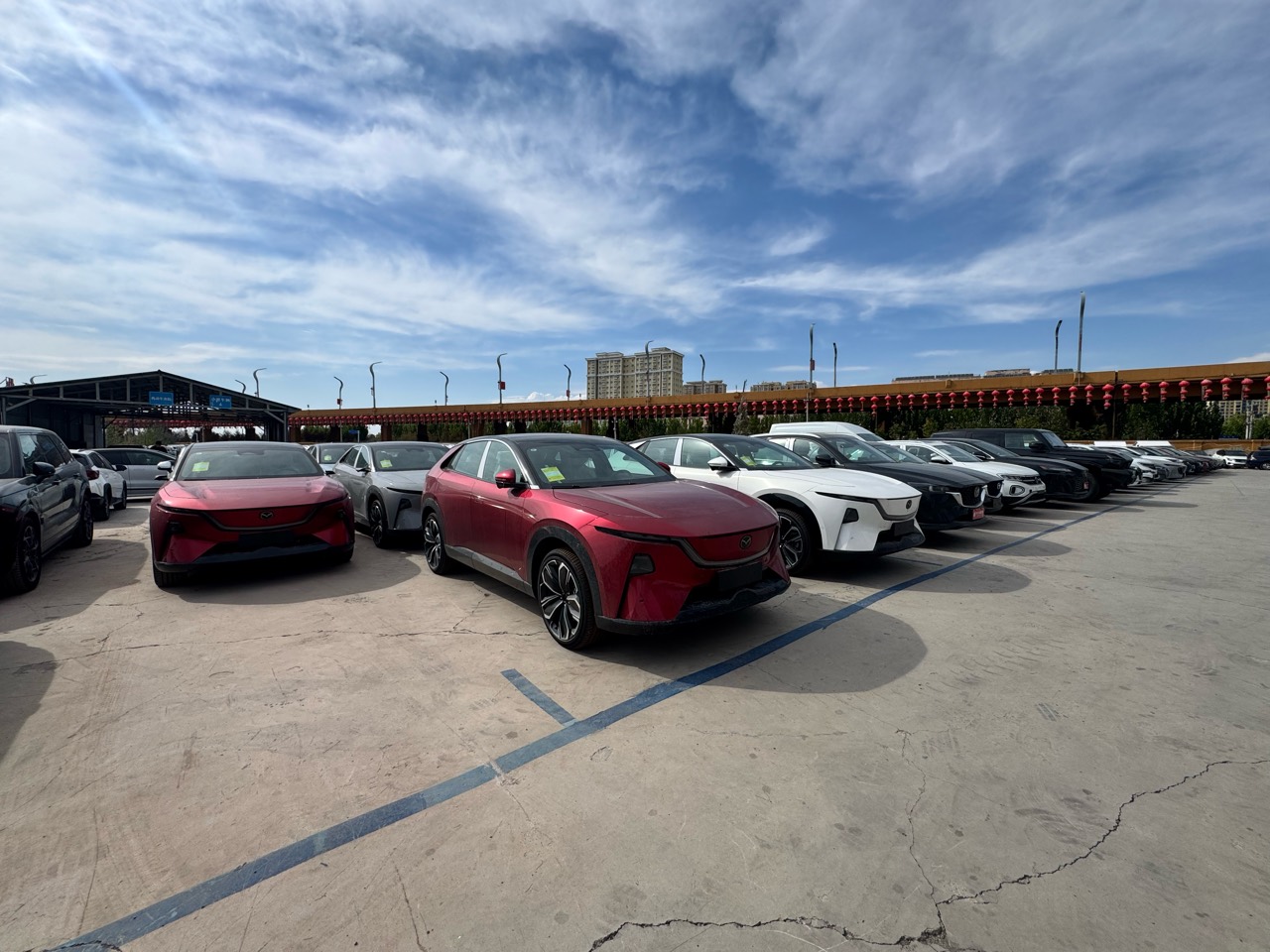 Horgos vehicle export yard