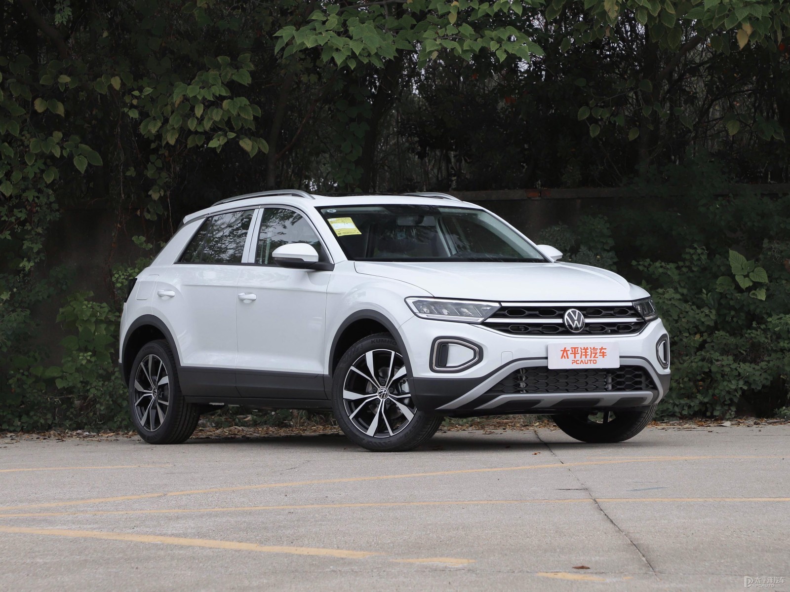 White Volkswagen T-Roc 2026 China edition exterior
